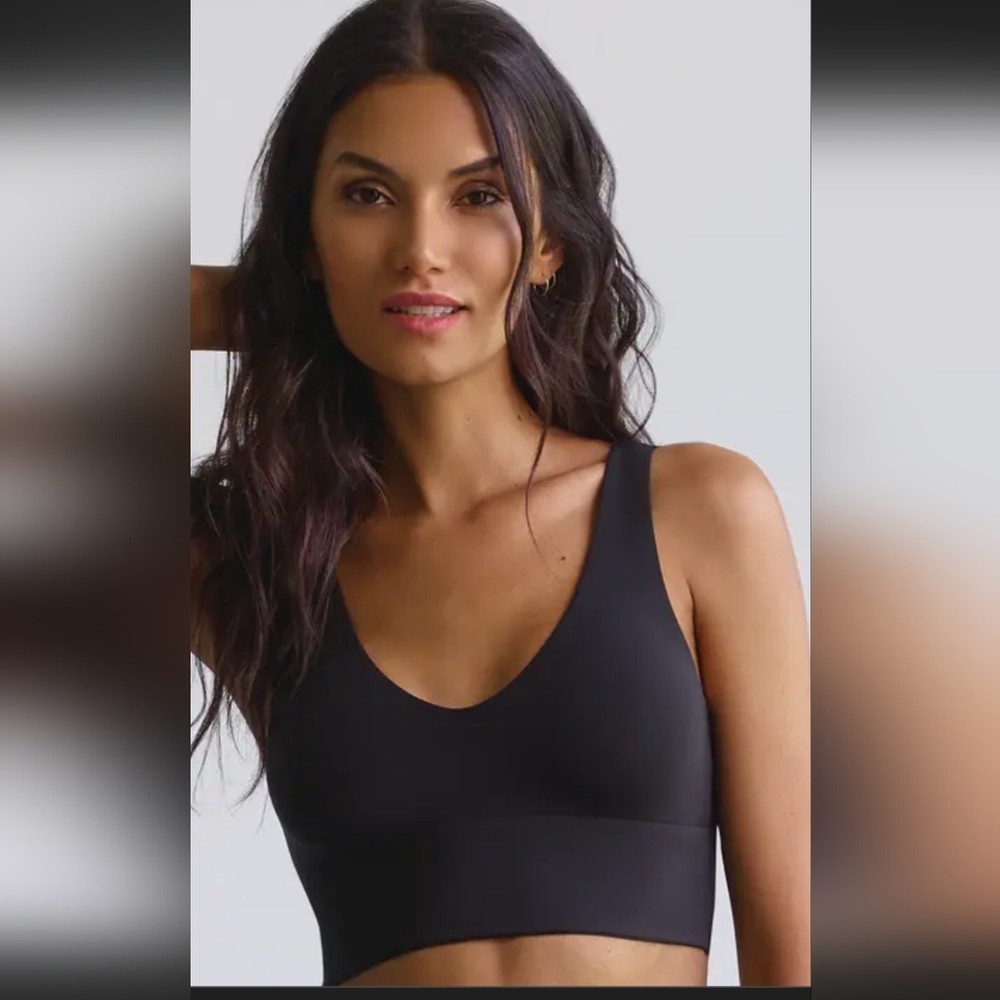 COMMANDO BUTTER COMFY BRALETTE IN BLACK / SZ:M,L,XL, XS